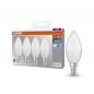 Preview: 4er-PACK OSRAM E14 BASE Classic LED Leuchtmittel MATT 4,9W= 40W Neutralweißes Licht